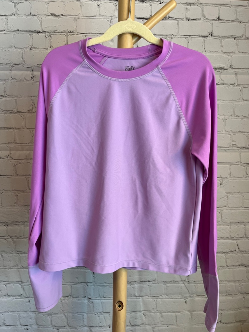 Athleta Girl Long Sleeve Lavender Rashguard